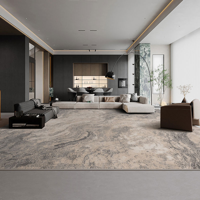 地毯客厅轻奢现代简约侘寂北欧极简意式家用地垫茶几沙发毯高级感