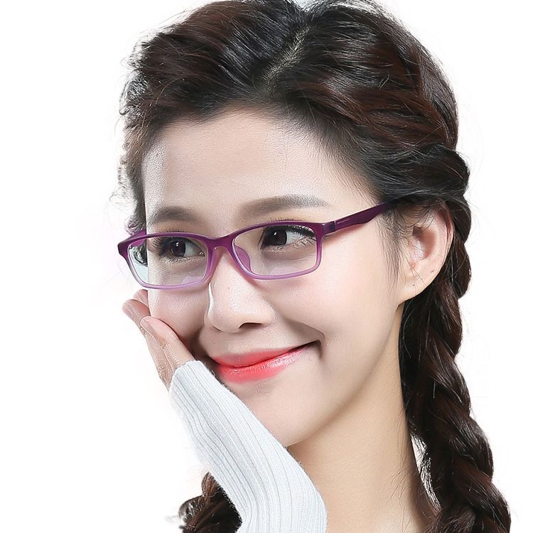 老花镜高清防蓝光男女时尚老光眼镜y显年轻50/100/200度中老年花