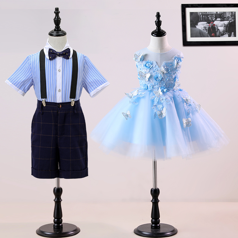 六一儿童演出服幼儿园毕业男女童礼服蓬蓬裙小学生合唱朗诵表演服