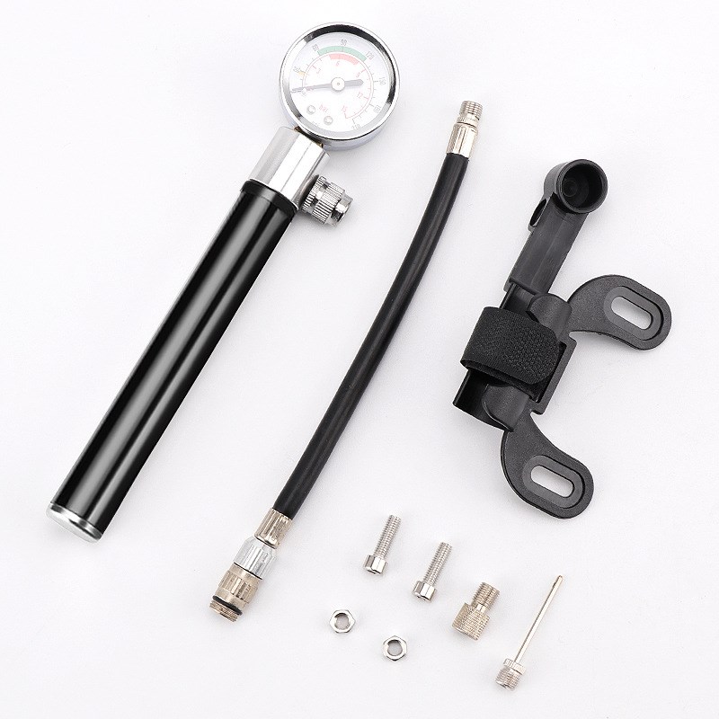 自行车拆卸修车维修补胎组合套装修理工具单车气筒气压表骑行配件