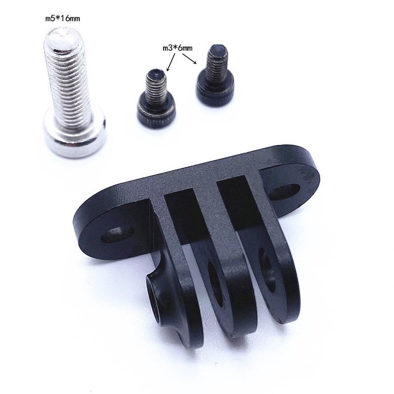 铝合金码表架专用于360 gopro座/前车灯转接配件横向安装下挂底座