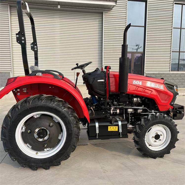 山东504中型四缸犁地拖拉机 504国补款全国联保农业用四轮拖拉机