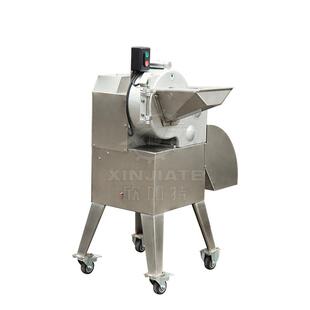 现货工业球根茎果蔬切丁机 苹果红薯切块机 不锈钢土豆萝卜切粒机