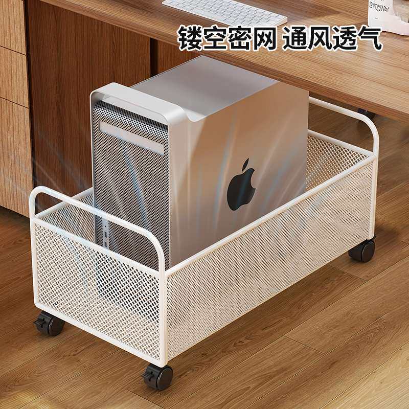 电脑主机托架可移动机箱底座放置架办公室桌下通用主机箱增高架子