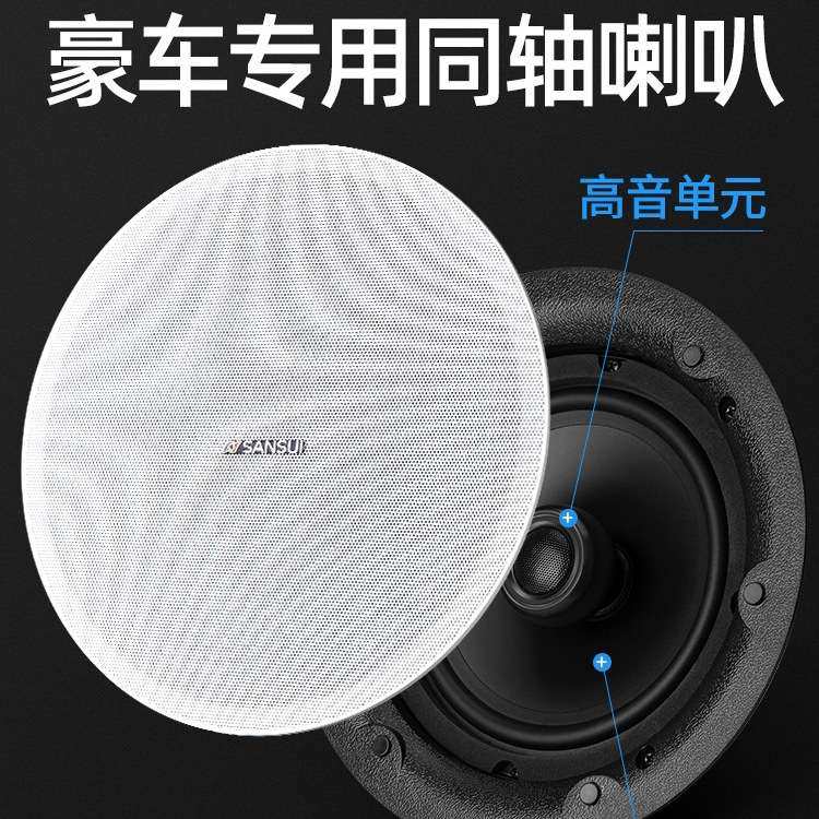 山水T2吸顶式5.1家庭影院音响套装电视蓝牙家用客厅吊顶嵌入音箱