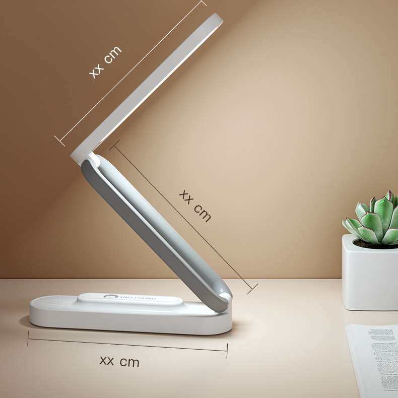 护眼折叠usb台灯夜灯便携学生学习led灯创意儿童书桌超亮无极调光