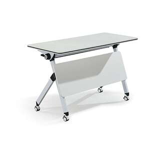 Government furniture折叠会议桌可移动阅览桌实验桌长条桌带轮子