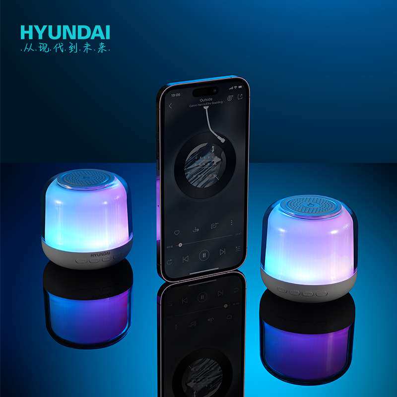 音响插卡电脑桌面低音炮车载播放蓝牙音箱 HYUNDAI/现代 YH-F019