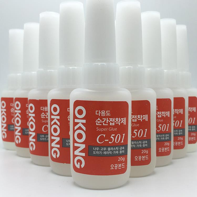 C501韩国胶水OKONG金属手绳鞋材手链珠宝首饰制作快干胶强力贴花