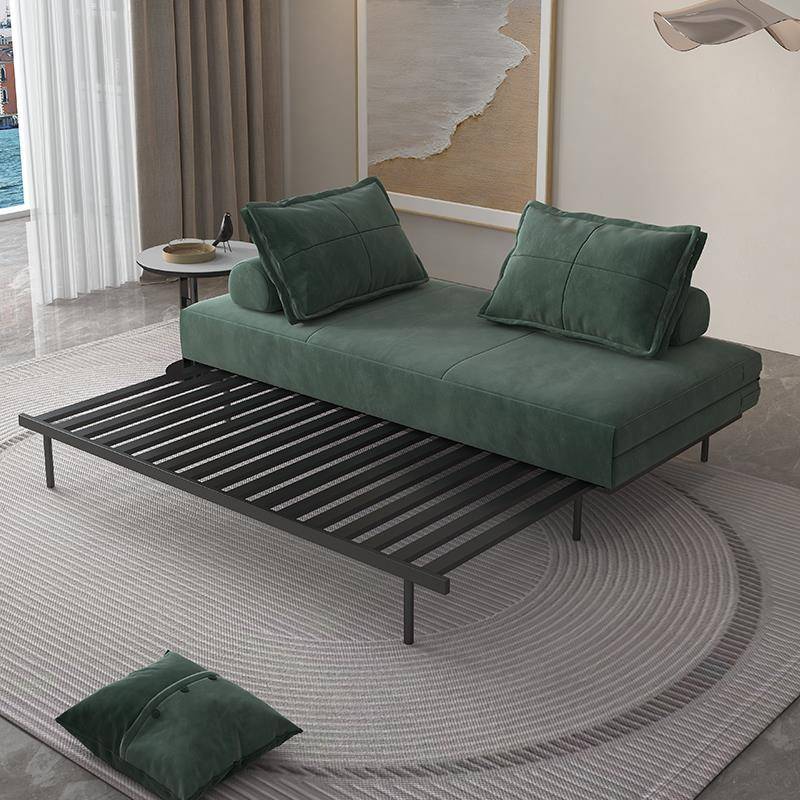 沙发床客厅多功能可折叠可伸缩两用小户型设计师直排单双人推拉床