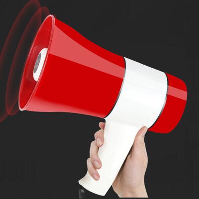 录音循环播放扬声器户外宣传扬声器手持叫嚷扬声器街道摊位高音喇