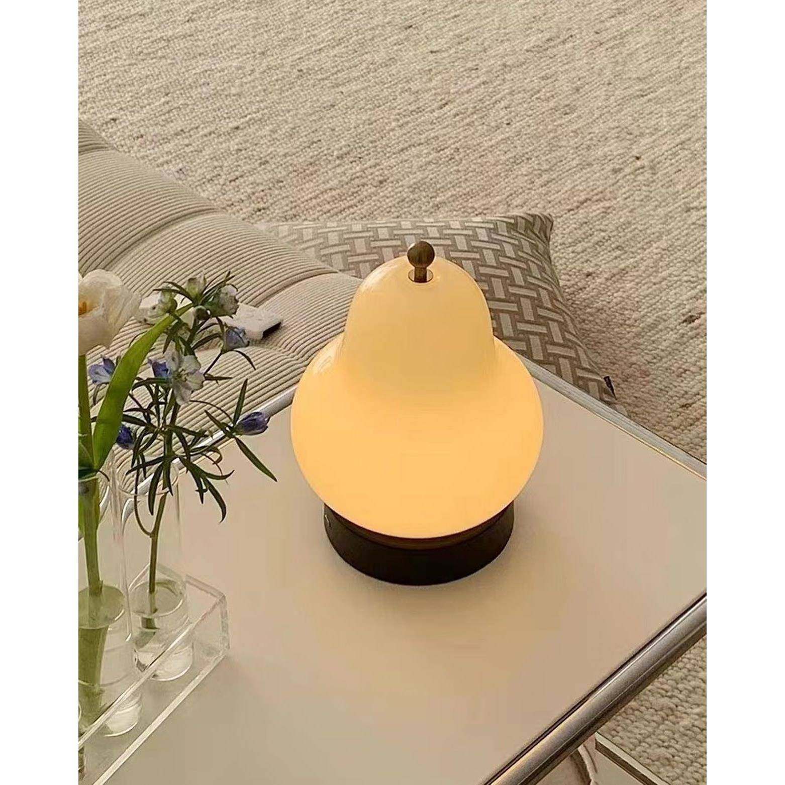 PEARLAMP中古法式雪梨装饰台灯触摸充电氛围床头台灯卧室小夜灯,家装灯饰光源,装饰台灯,淘宝优惠券,粉丝福利购,淘宝优惠卷