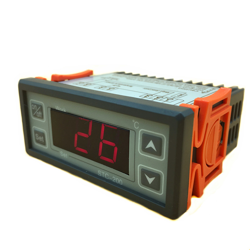 新款海鲜机嵌入式电子温控器智能仪表微电脑温度控制器STC-200