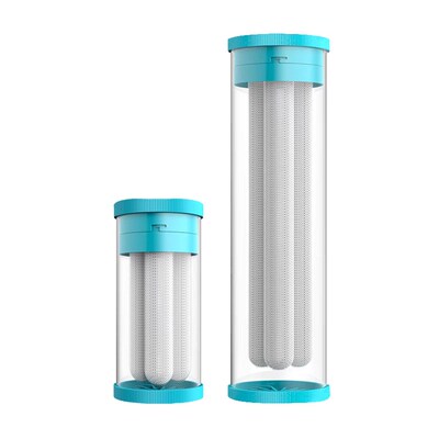 10寸20寸大胖PVDF超滤膜滤芯手洗膜黄泥水可拆洗大胖滤芯带衬前置