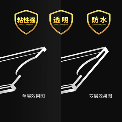 A4插槽双层亚克力卡槽a3插盒相框透明有机板照片名展示框A5墙定制