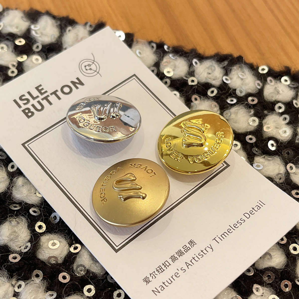 新款独家高端金属纽扣外套毛衣呢大衣扣子马甲西服复古手缝装饰扣