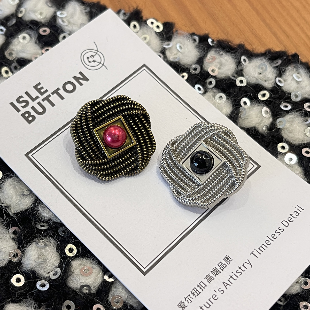 Vintage中古小香风金属纽扣复古大衣风衣马甲装饰扣子西装毛衣扣