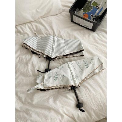 它又小又新鲜！防晒和紫外线保护妇女利基风格紧凑便携式乙烯基折