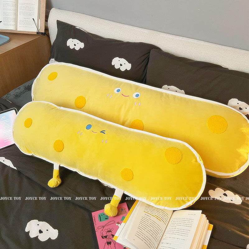 芝士长条抱枕女生睡觉夹腿专用大人儿童侧睡床上长枕头可拆洗抱睡