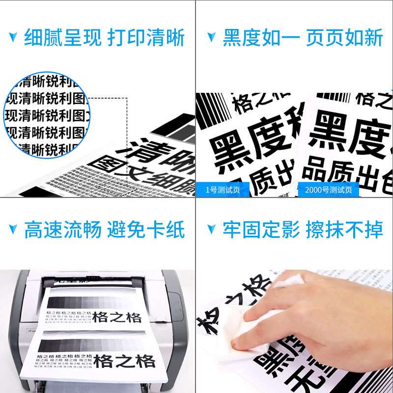 格之格易加粉适用HP36A硒鼓 CB436A m1522nf P1505n hp1505 m1120