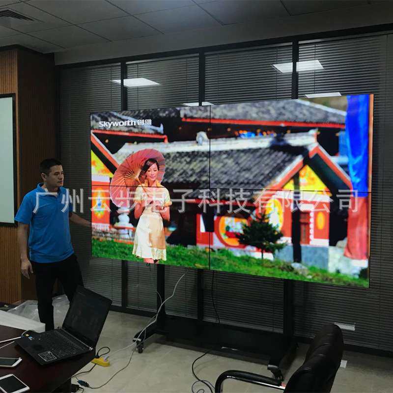 49DID55寸液晶拼接屏电视墙46寸3.5lcd会议室展厅酒吧LED屏幕 8mm