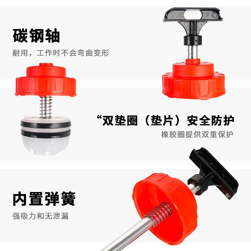 酷安腾1.5L针筒式机油齿轮油燃油抽油加注工具抽加两用加油器抽取