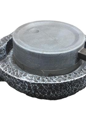 0xyt假山流水大磨盘装饰摆件客厅养鱼缸别墅庭院老式石槽流水造景