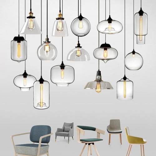 金鱼缸玻璃吊灯单头创意简约酒吧台餐厅灯咖啡厅LED灯北欧吊灯