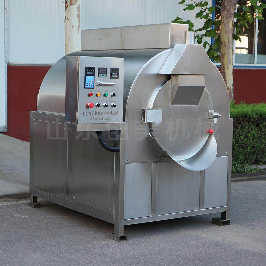 电磁炒药机不锈钢滚筒式炒货机中小型全自动药材烘干麸皮炒药机,清洗/食品/商业设备,烘焙设备,淘宝优惠券,粉丝福利购,淘宝优惠卷
