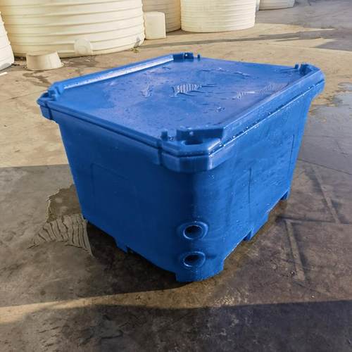 大容量660升双层渔业海产保温箱食品海鲜滚塑异形洗地机壳