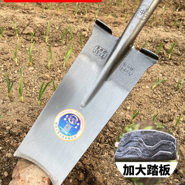 锰钢挖树专用锹加厚挖树锹全钢淬火钢锹起树铁锹挖树神器王中王