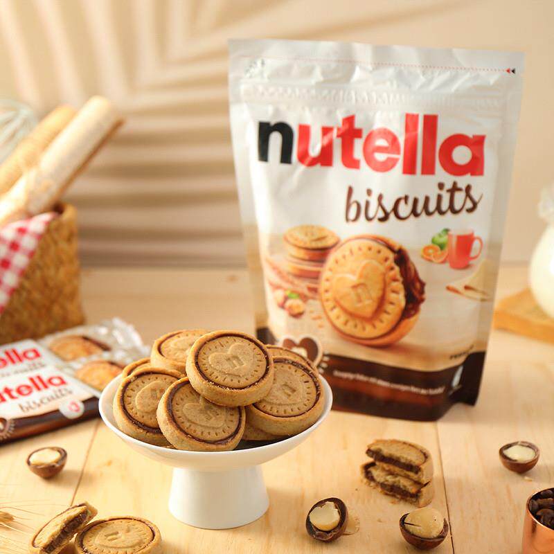 速发单依纯意大利进口零食费列罗能多益榛子巧克力酱夹心爱心饼干