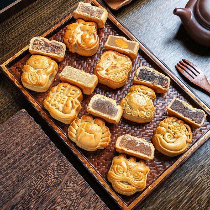 直供25年新款中秋月饼经典广式五仁散装公司企业采购糕点礼盒
