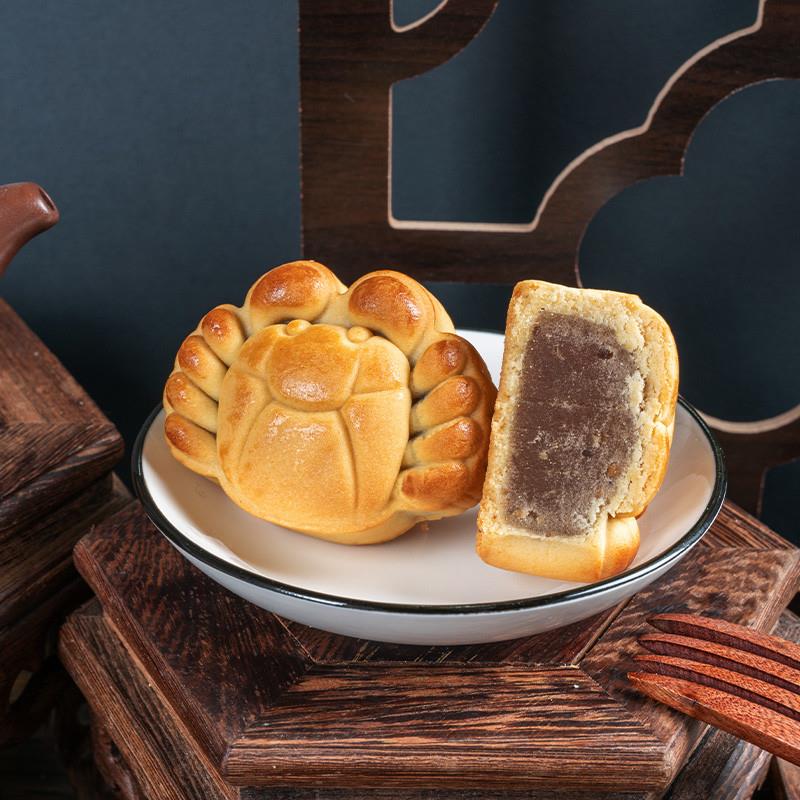 正宗25年新款中秋月饼经典广式五仁散装公司企业采购糕点礼盒