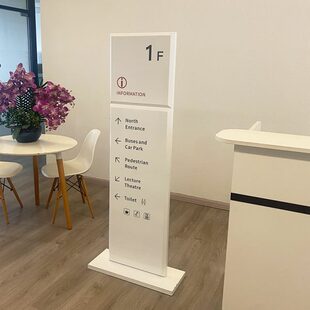 水牌展示架立牌铁艺标识标牌停车场展示牌广告牌定制吊牌指示牌