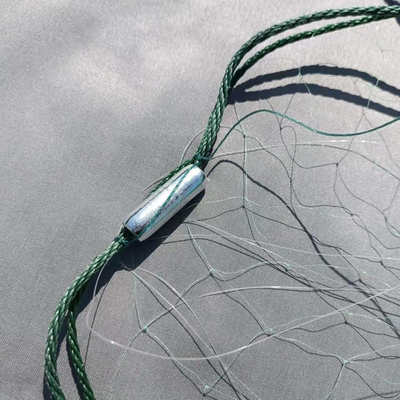 超加重流水网塑料浮漂穿孔坠 鱼网粘网三层100米沉网鱼网大全丝网