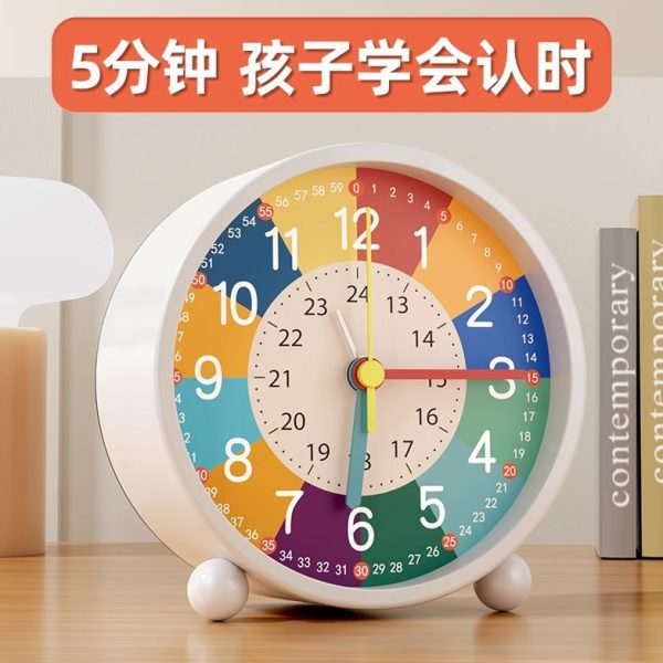 床起女孩男孩专用钟表智能自律时钟儿童小闹钟学习早教学生用神器