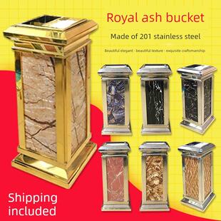 酒店垃圾桶带烟灰缸大堂 立式不锈钢电梯口宾馆KTV过道商用果皮箱