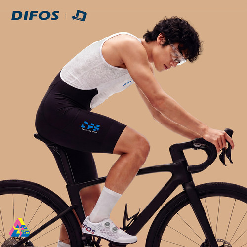 DIFOS男士骑行背带短裤缓震坐垫