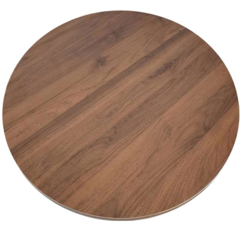 圆桌面板圆桌板橡木板胡桃木黑胡桃木板家用圆桌面折叠圆桌面定制