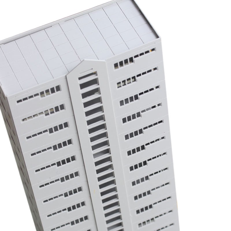 1:100/150房子建筑模型摆件房屋高楼大厦城市沙盘拼装居民楼办公