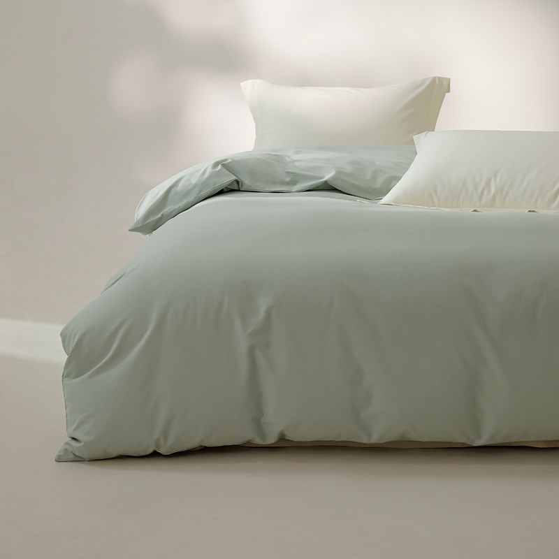 纯棉长绒棉磨毛被套单件纯色简约单双人学生宿舍全棉150*200被罩