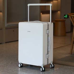 新款宽拉杆行李箱新款铝框旅行箱密码箱多功能拉杆箱大容量静音