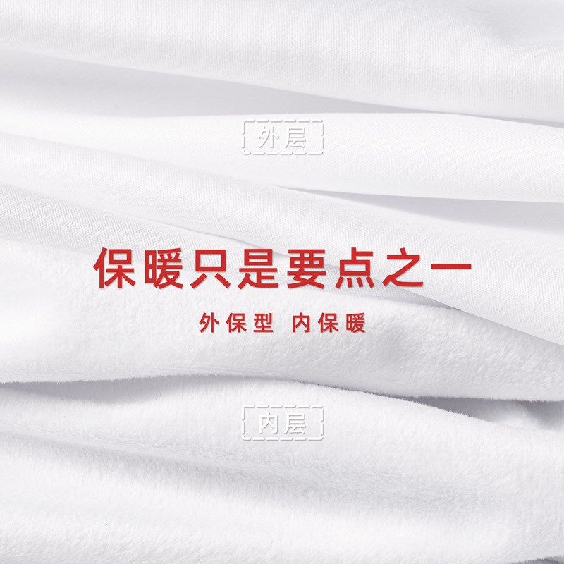 冬季竹纤维加绒衬衫男款长袖加厚抗皱免烫商务正装保暖白色衬衣男