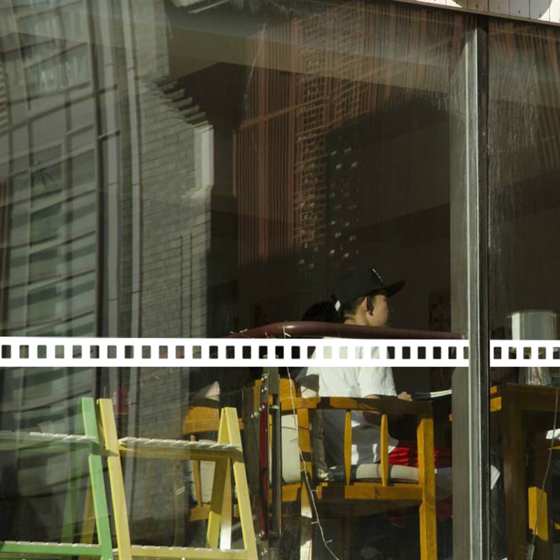 摄影影视题材墙贴 影楼传媒公司胶片条贴纸 防撞腰线踢脚线贴纸1