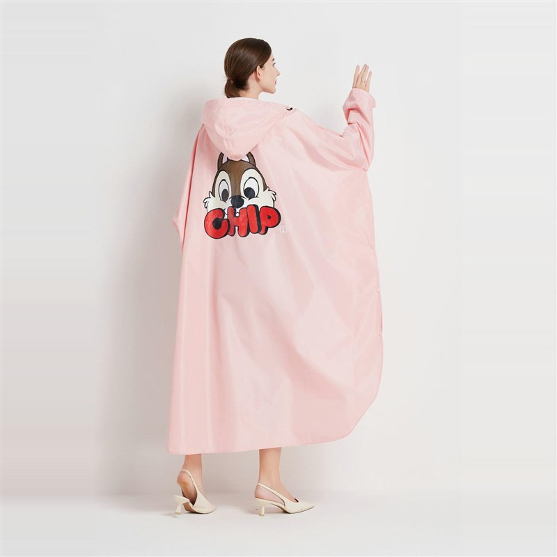学生日韩可爱卡通时尚骑车电动车出行旅游带收纳袋防风衣雨衣雨披