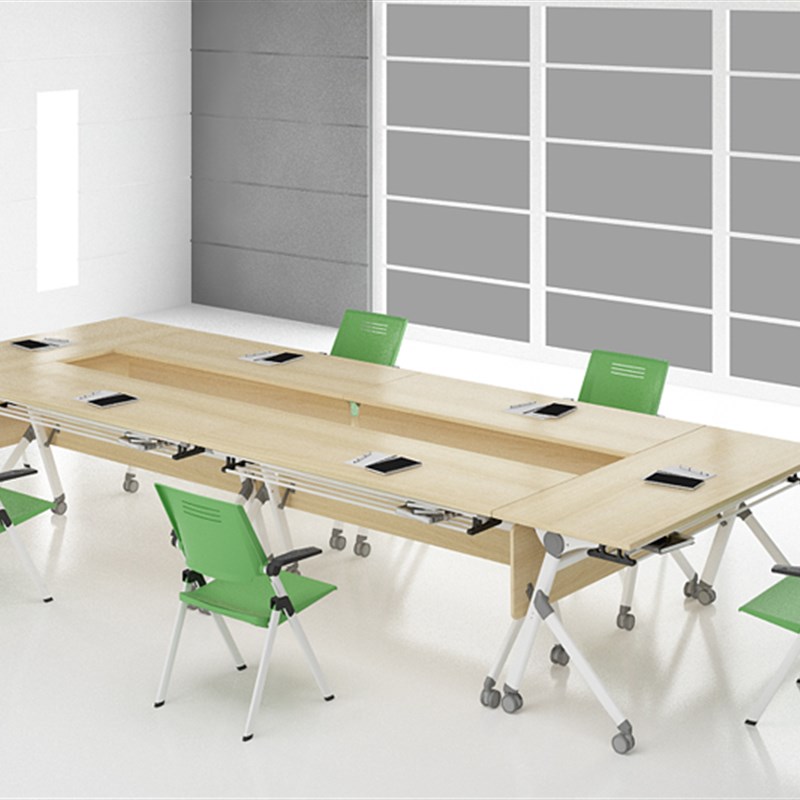 员工培训桌 折叠桌 课桌椅 培训台 条形会议桌 长条桌训桌移动桌