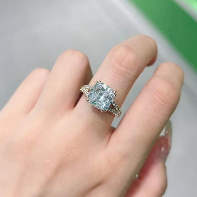 情侣甜美黑天黑天鹅女戒指