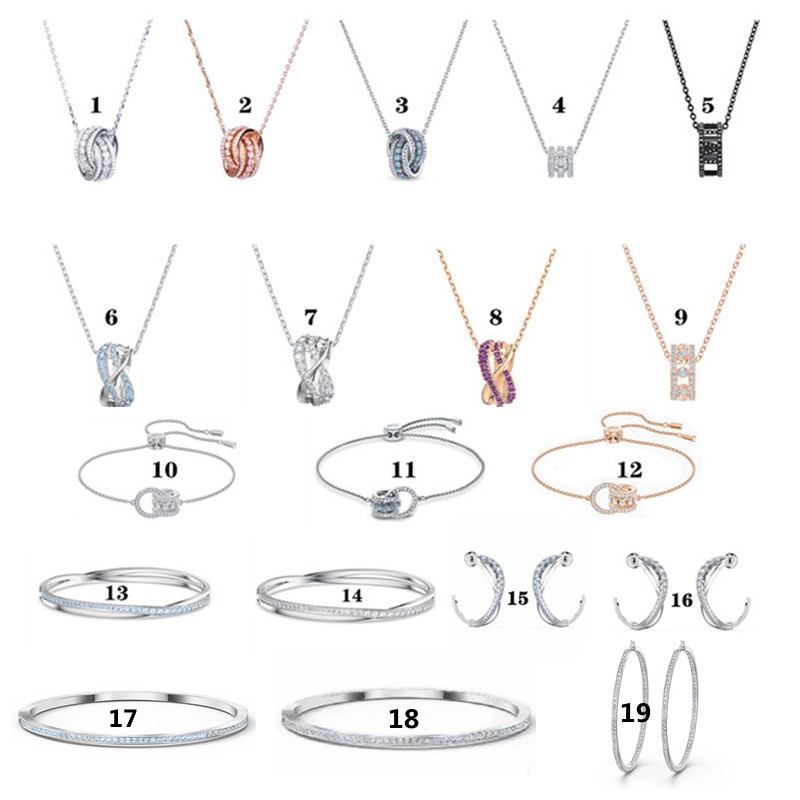 双环玫瑰金项链女小蛮腰锁骨链环环相扣单三排蓝钻申缩手链125周