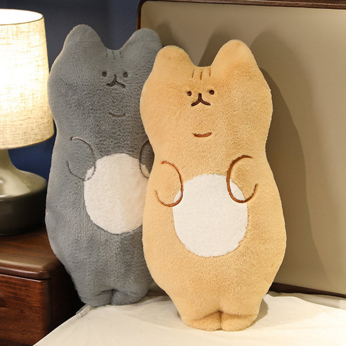 猫咪床靠枕长条抱枕女生睡觉夹腿学生宿舍靠背垫床上男生款靠垫